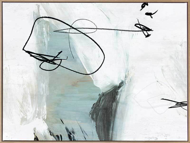 Defined I Canvas Art Print - Modern Abstract Wall Decor for Living Room, Bedroom & Office - Perfect for Home & Office Decor