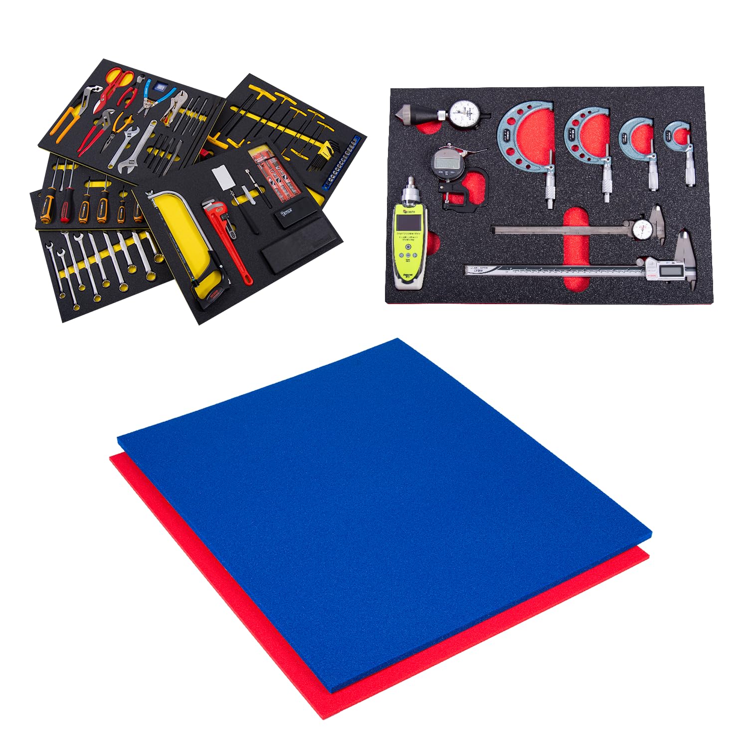 5S Tool Box Shadow Foam Organizers (2 Colors) - Fits Stor-Loc Tool Chests 24.5