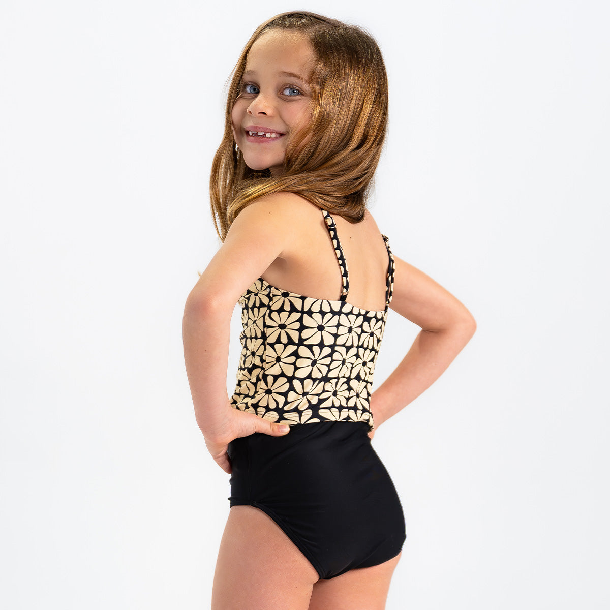 Original High Waist Leggings for Girls - Comfortable Stretchy Yoga Pants for School, Sports & Playtime