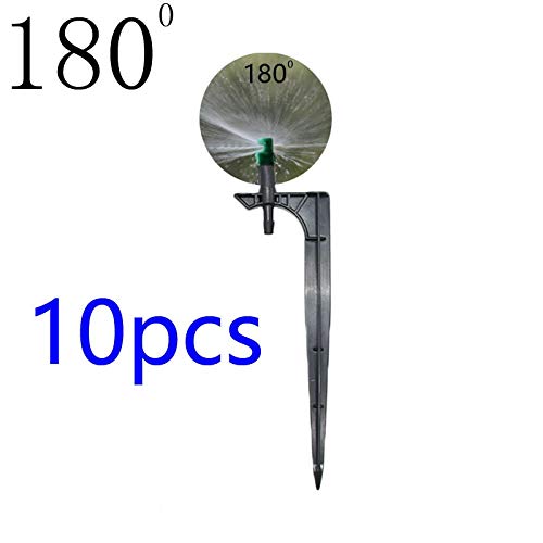 **180-Degree Greenhouse Micro Drip Irrigation Misting Nozzle – 15cm Support Connection, 200pcs – 90/180/360° Adjustable Refraction Sprayer for Hydroponics, Indoor Gardening & Plant Misting**    *(Perfect for Greenhouses, Vertical Farms, and Hydroponic Systems – Ensures Even Water Distribution for Healthy Plant Growth!)*