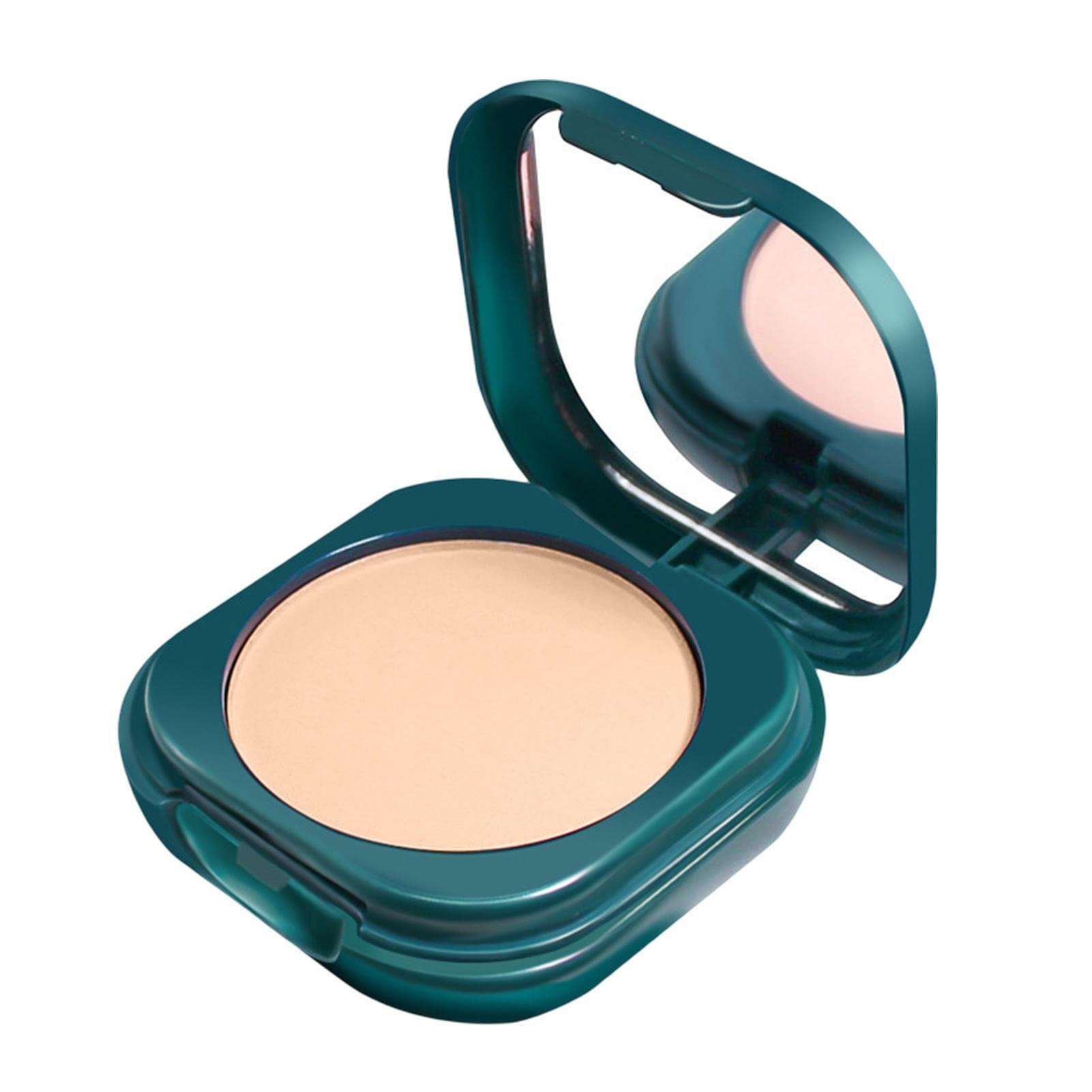 Oil Control Pressed Powder Foundation - Waterproof, Medium to Full Coverage Makeup for Oily Skin | Perfect for Daily Wear, Work, and Special Occasions