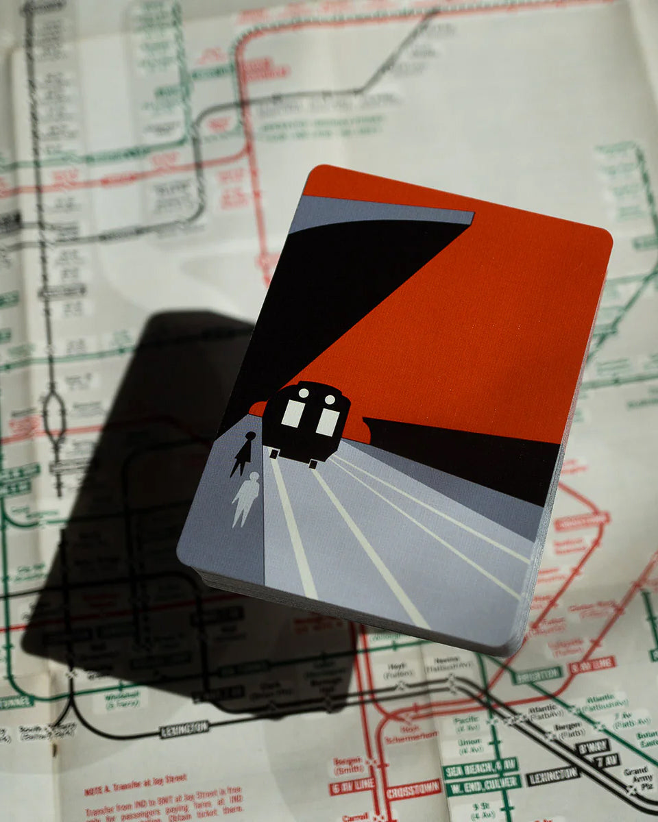 Vintage Fulton Street 1958 Playing Cards - Classic Poker & Bridge Game Deck for Collectors & Card Enthusiasts | Perfect for Game Nights, Magic Tricks & Nostalgic Gifts
