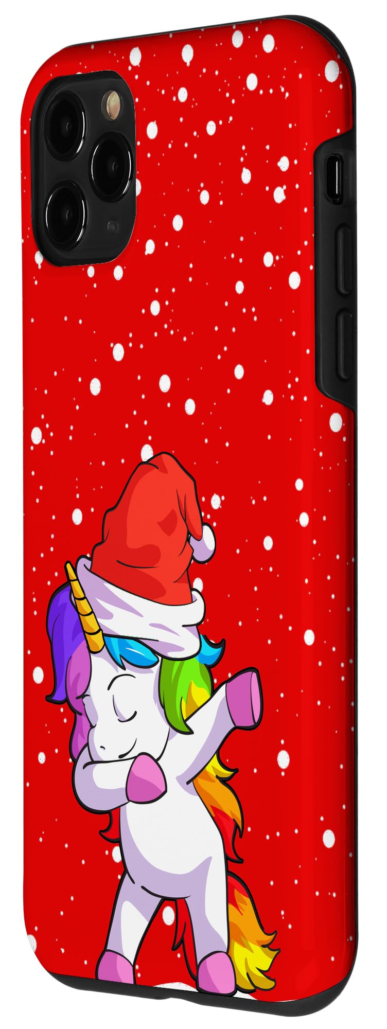 iPhone 11 Pro Christmas Phone Case with Santa Hat - Cute Unicorn Design Protective Cover for Women & Girls - Perfect Holiday Gift for Her | Great for Christmas Parties, Gift Exchanges & Festive Celebrations