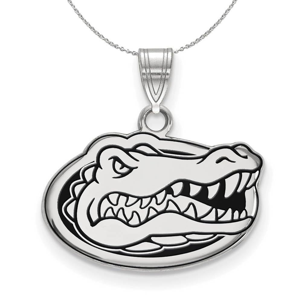 Florida Gators Sterling Silver Enamel Pendant Necklace for Fans & Alumni