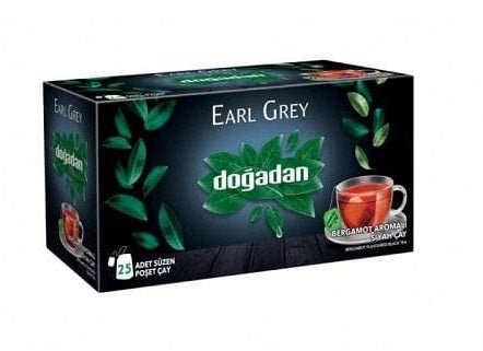 Premium Earl Grey Black Tea by Dogadan - 25 Tea Bags (2g Each) | Perfect for Afternoon Tea, Gifts & Relaxation