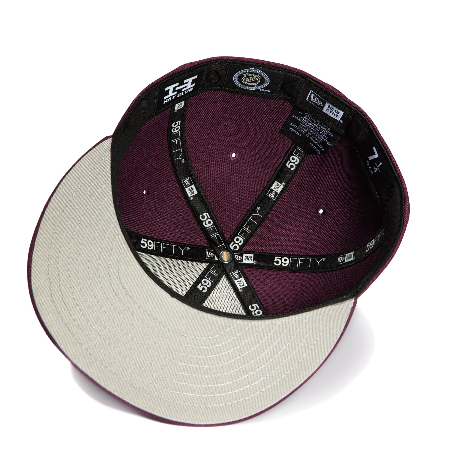 New Era 59Fifty Anaheim Ducks Snapback Hat - Maroon NHL Hockey Cap for Men & Women | Perfect for Games, Fan Gear & Streetwear Fashion