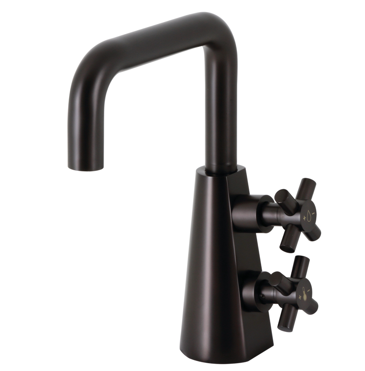 Constantine Two Handle 1 Hole Deck Mount Bathroom Faucet with Push Pop Up