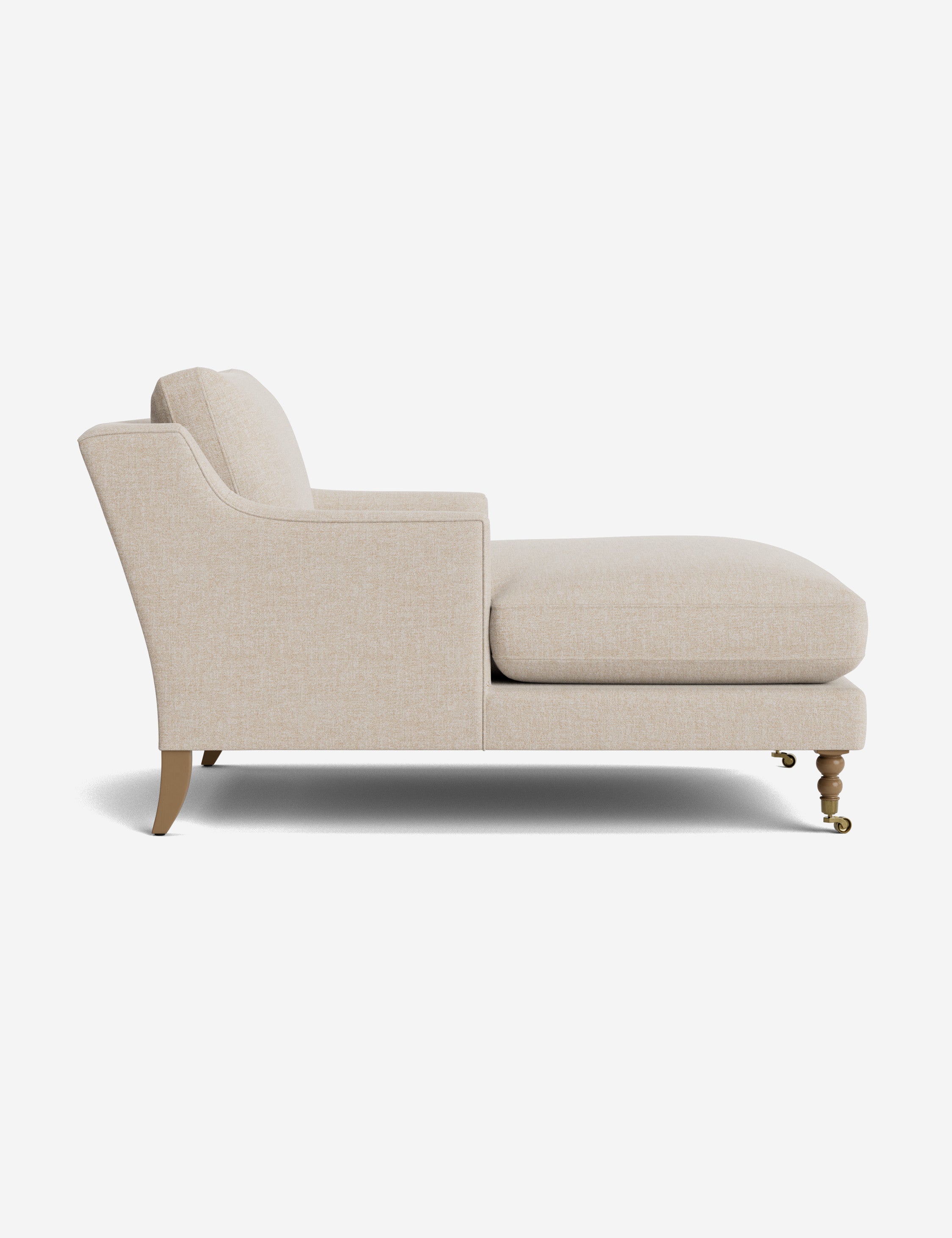 Fabienne Chaise Lounge Chair - Modern Accent Chair for Living Room, Bedroom & Office - Stylish Mid-Century Design with Wooden Legs - Perfect for Relaxing, Reading & Home Decor