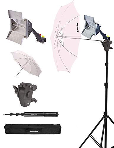 2.1 B4 video light kit stand umbrella
