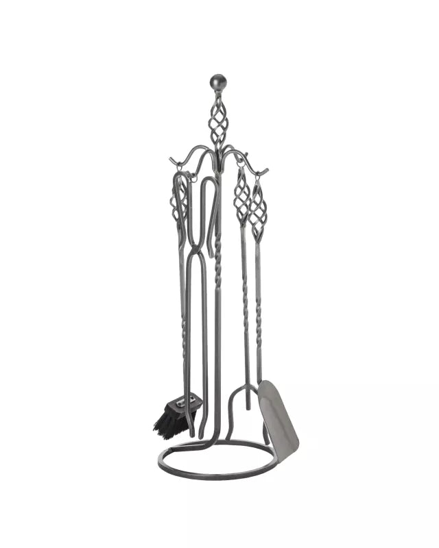 Eldgaffelset Smide Spiran II - Premium Swedish Fire Fork Set for Camping, BBQ & Outdoor Cooking - Perfect for Grilling, Marshmallow Roasting & Open Fire Cooking