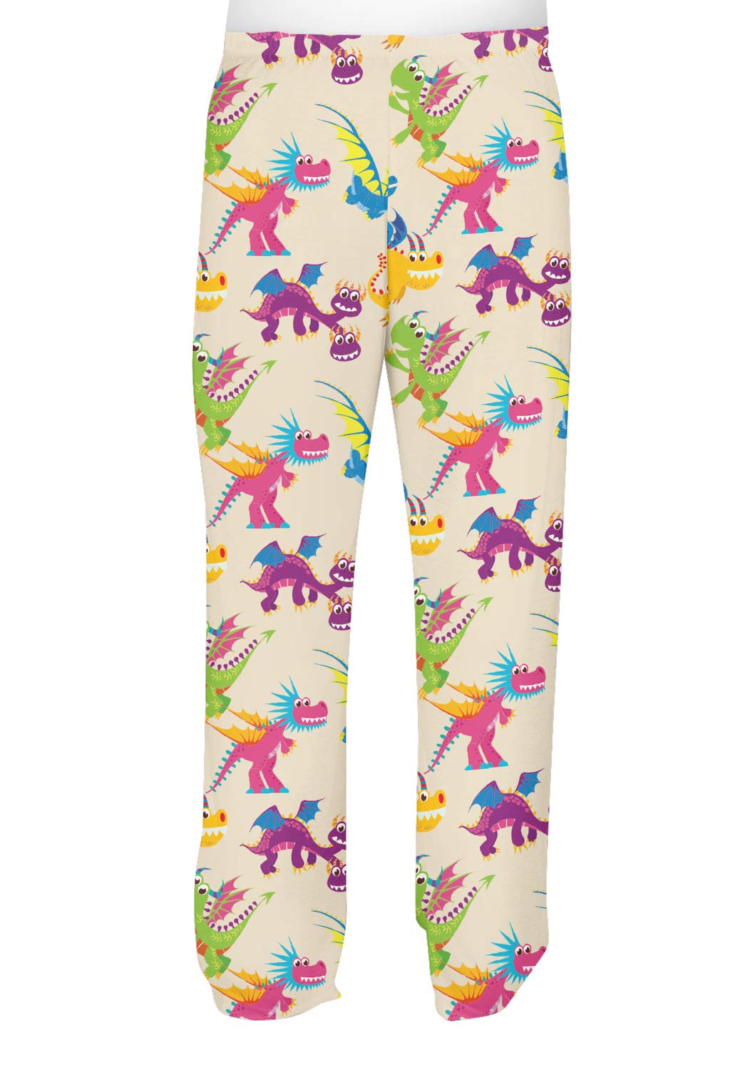 Men's Dragon Print Pajama Pants - Soft & Comfortable Sleepwear for Lounge, Home & Gifts