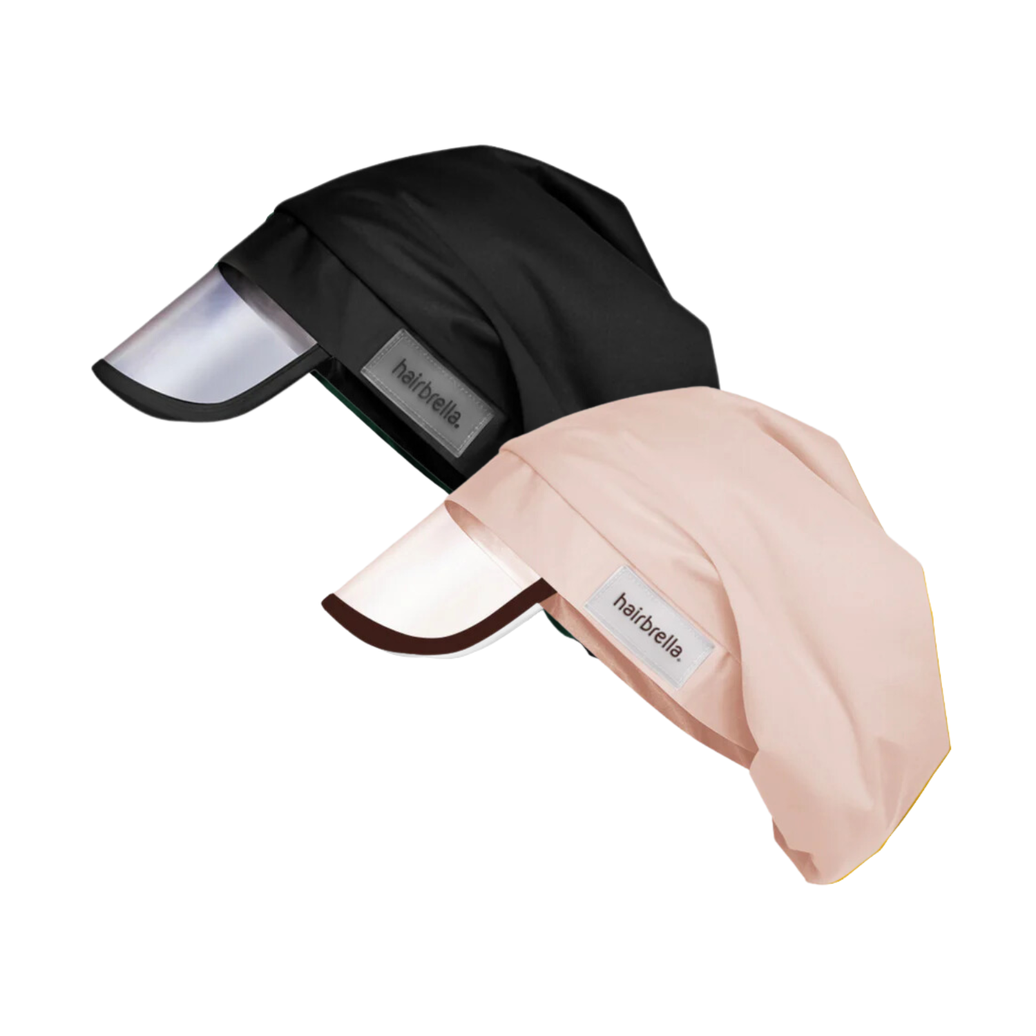 Hairbrella Classic Satin Lined Rain Hat Bundle (2 Pack) - Waterproof & Stylish Hair Protection for Women - Perfect for Rainy Days, Commuting & Outdoor Activities
