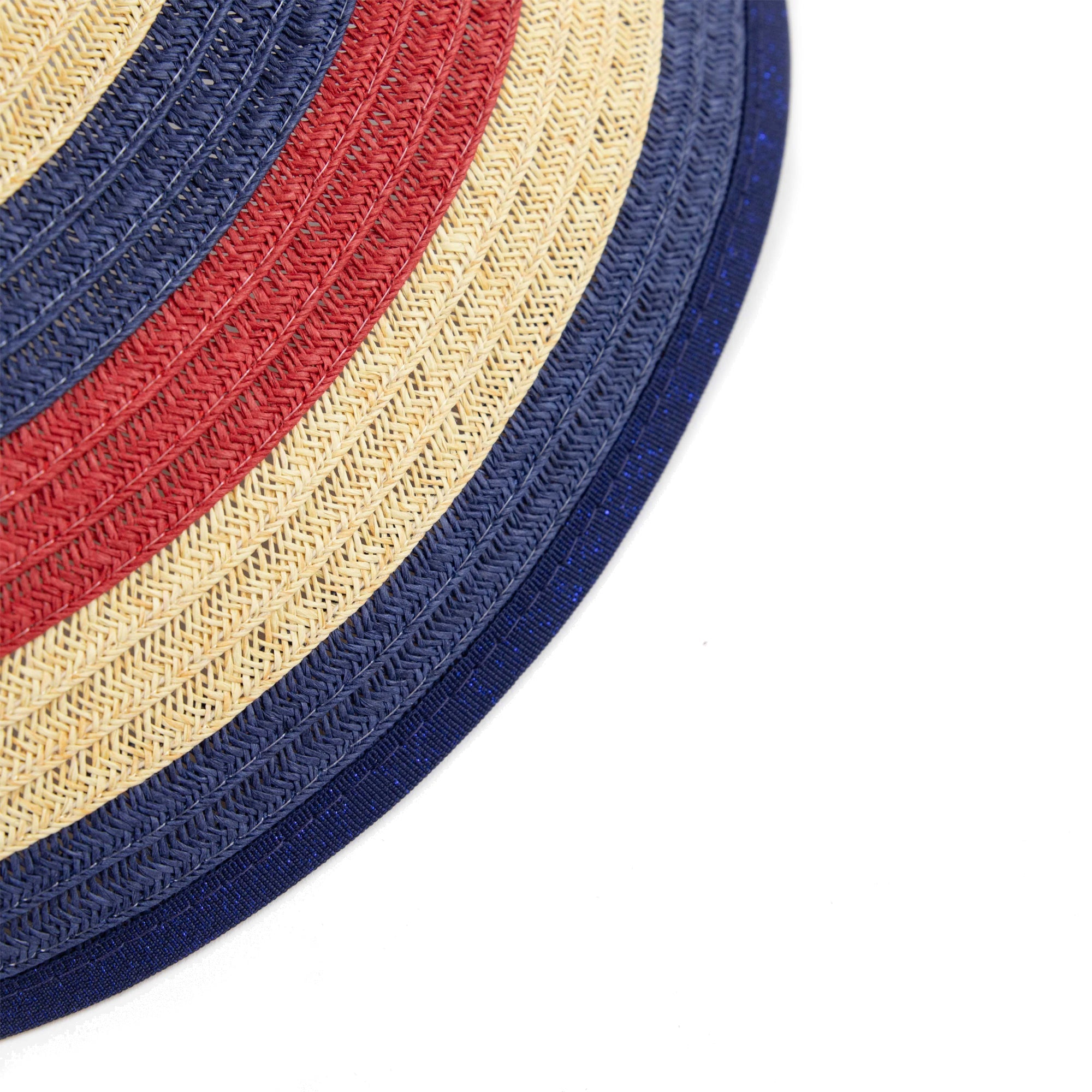 Women's Striped Roll-Up Sun Visor Hat - Adjustable UV Protection for Outdoor Activities, Beach, Golf, and Running
