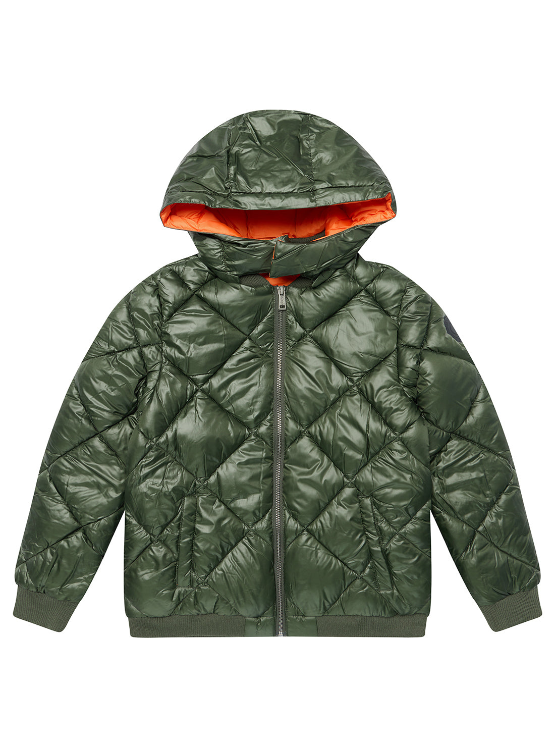 Men's Green Hooded Bomber Jacket - Lightweight Windbreaker for Teens & Adults (Size 7-16) - Perfect for Outdoor Activities, Casual Wear & Street Style Fashion