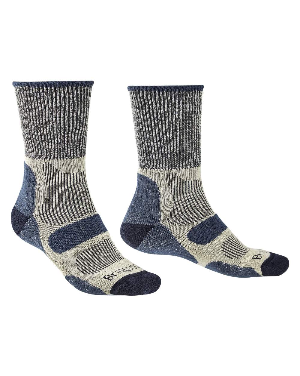Bridgedale Lightweight Cotton Cool Socks for Men & Women - Breathable Summer Hiking & Running Socks for Outdoor Sports & Daily Wear