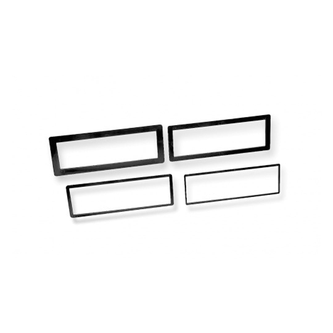 DTR600 DIN Trim Rings - High-Quality American Made DIN Mounting Rings for Car Audio & Speaker Installation | Perfect for Custom Car Stereo Setups