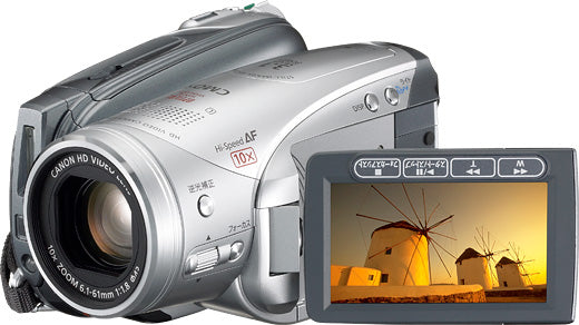 Canon VIXIA HV20 HD Camcorder - Full HD 1080p Video Recording, 10x Optical Zoom, Image Stabilization - Perfect for Vlogging, Travel Videos & Family Events