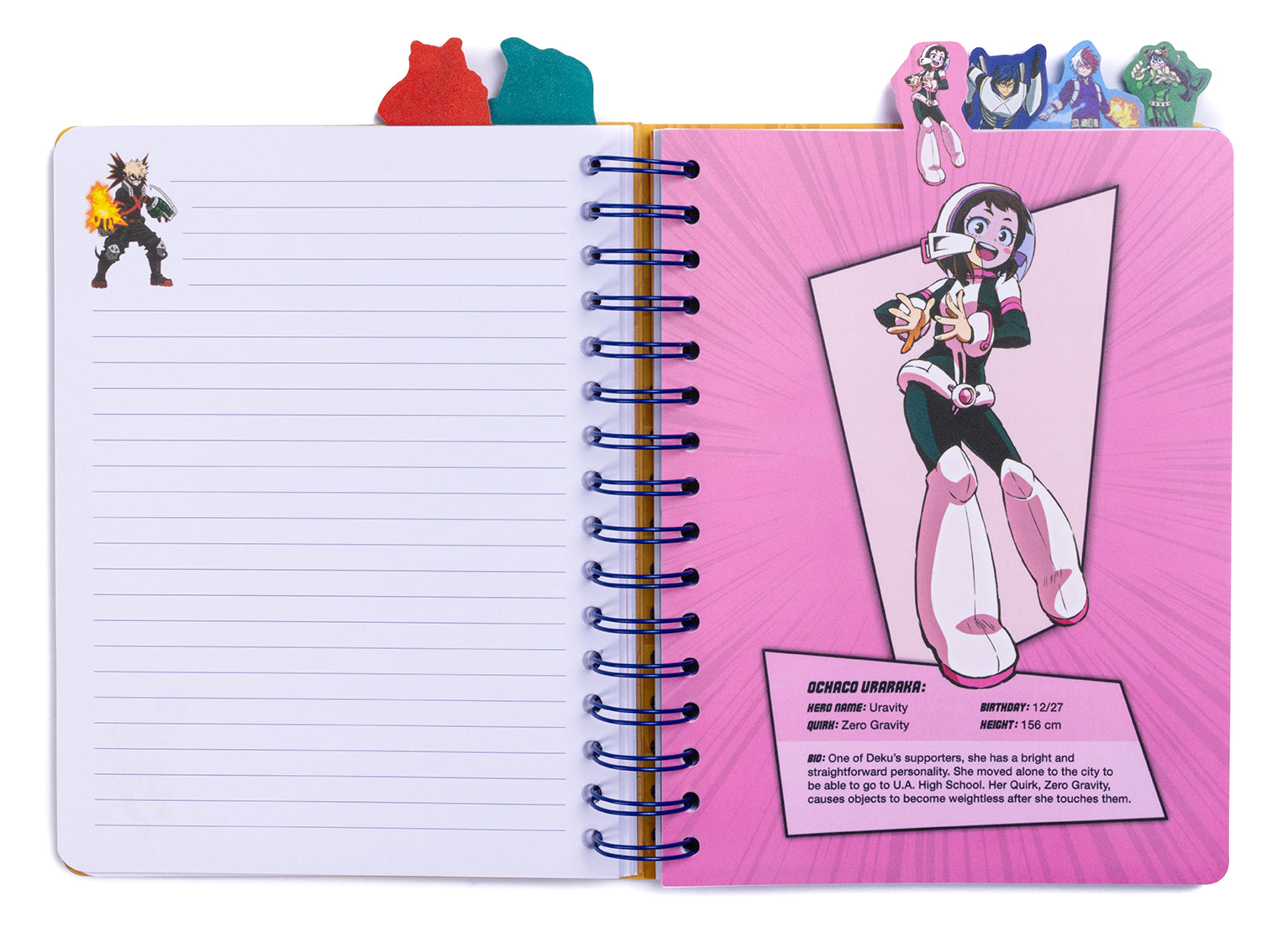My Hero Academia: Class 1-A Spiral Notebook - Anime School Supplies for Note Taking, Journaling & Gift Giving | Perfect for Students, Fans & Collectors