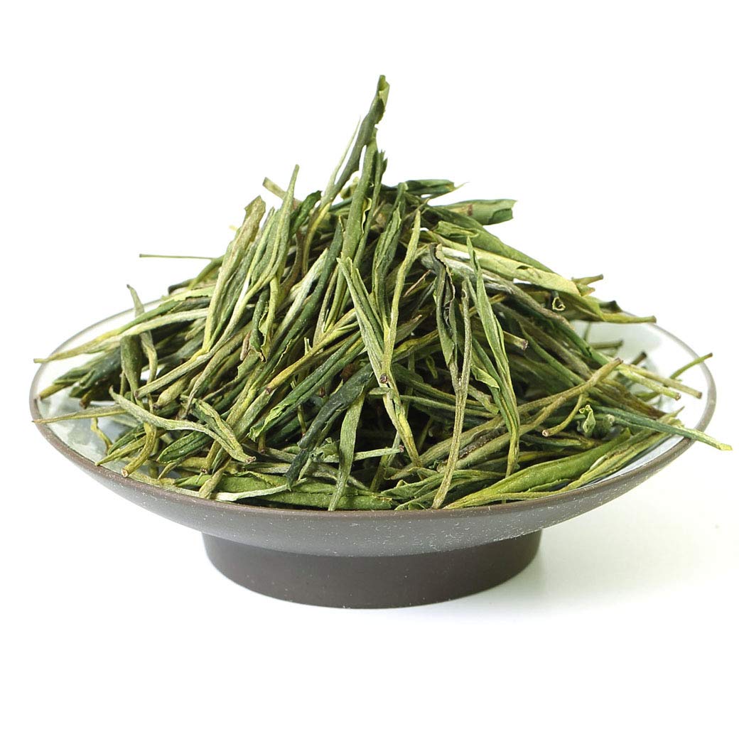 GOARTEA Premium Anji White Tea (Anji Bai Cha) - 2Pcs 250g (17.6oz) Loose Leaf Spring Green Tea Bags - Authentic Chinese Tea for Relaxation, Detox & Daily Wellness