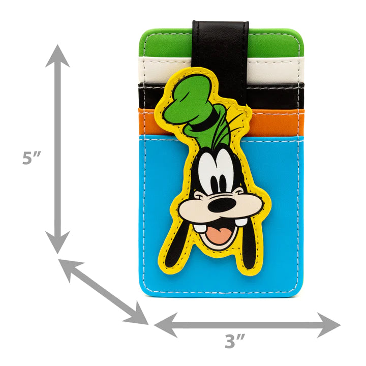 Disney Classic Goofy Deluxe Crossbody Bag with ID Card Holder - Stylish & Functional for Theme Parks, Travel & Everyday Use