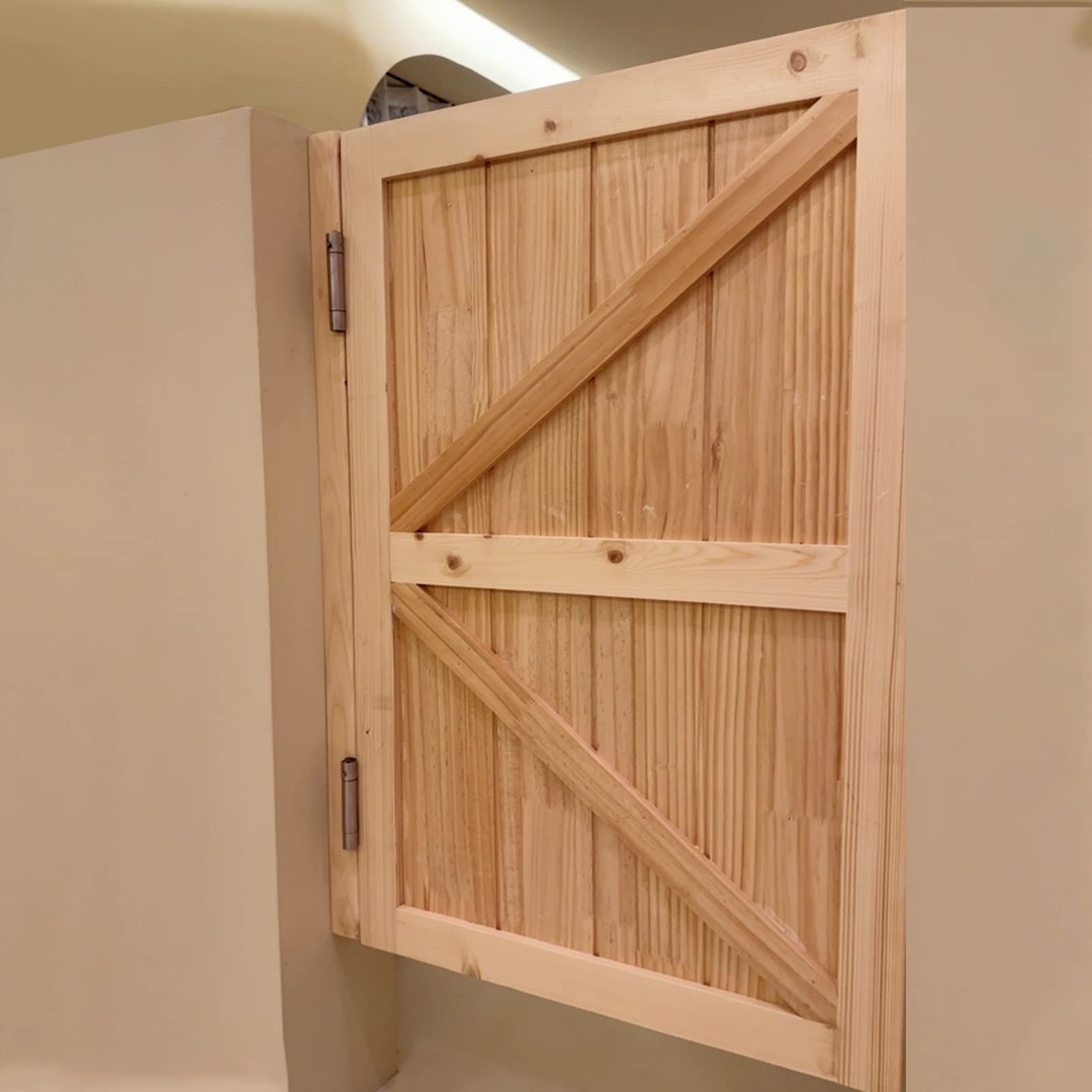 Western Style Unfinished Single Swinging Saloon Doors - 35.4