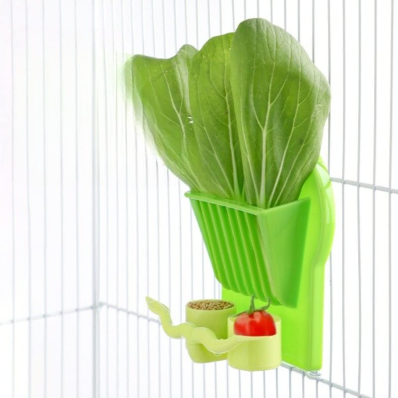 Premium Hanging Bird Feeder for Parrots - Durable Cage Fruit & Vegetable Holder - Pet Food Dispenser for Birds - Perfect for Cages, Aviaries & Bird Play Areas