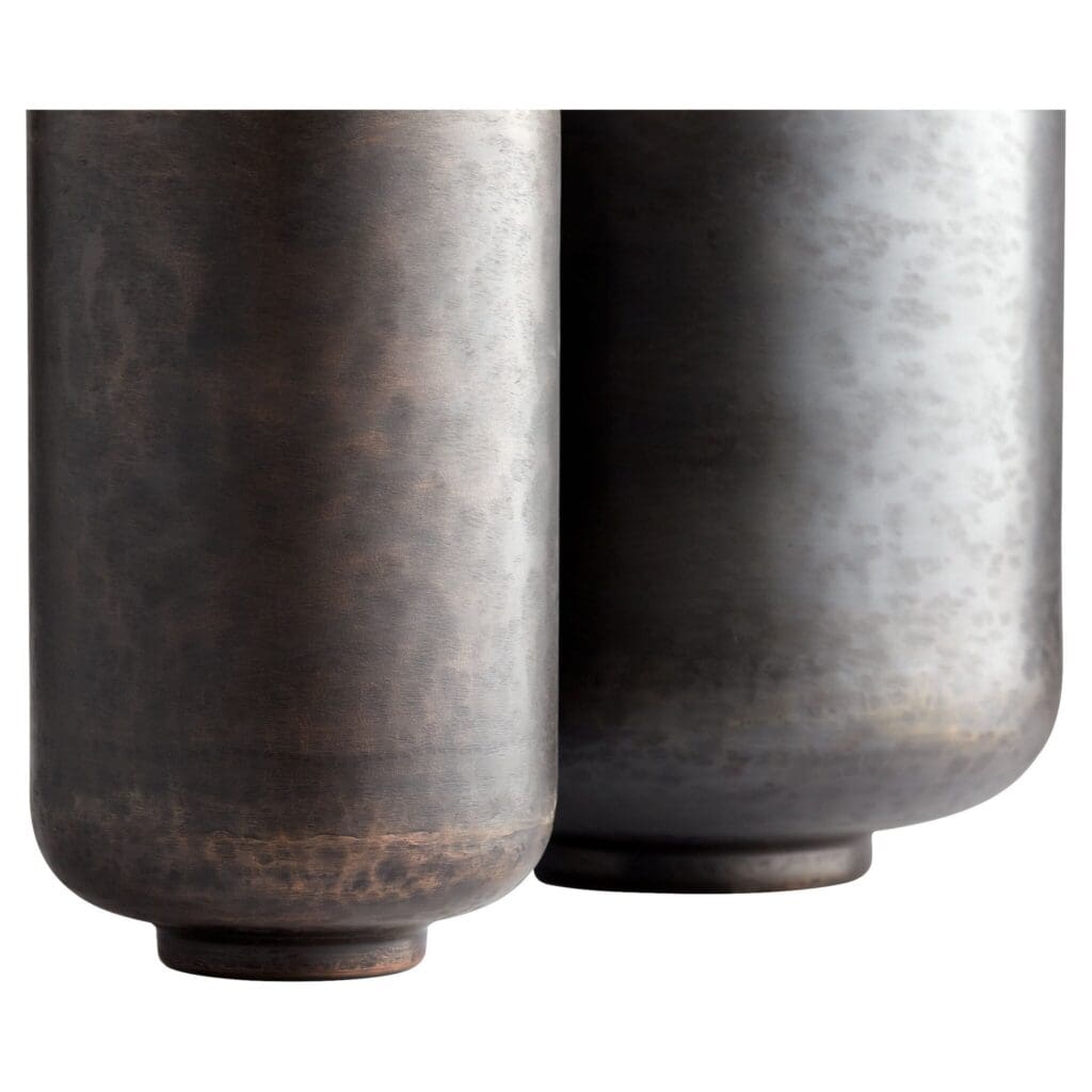 Cyan Design 11361 Akita Vase - Large Black Ceramic Vase for Home Decor, Centerpiece, Living Room, Dining Table, Wedding & Office Decoration