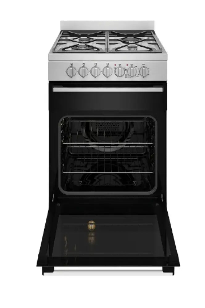 Westinghouse WFE612SC 60cm Freestanding Electric Oven with Gas Hob - Perfect for Home Kitchens, Baking & Cooking | Energy Efficient Appliance for Modern Families