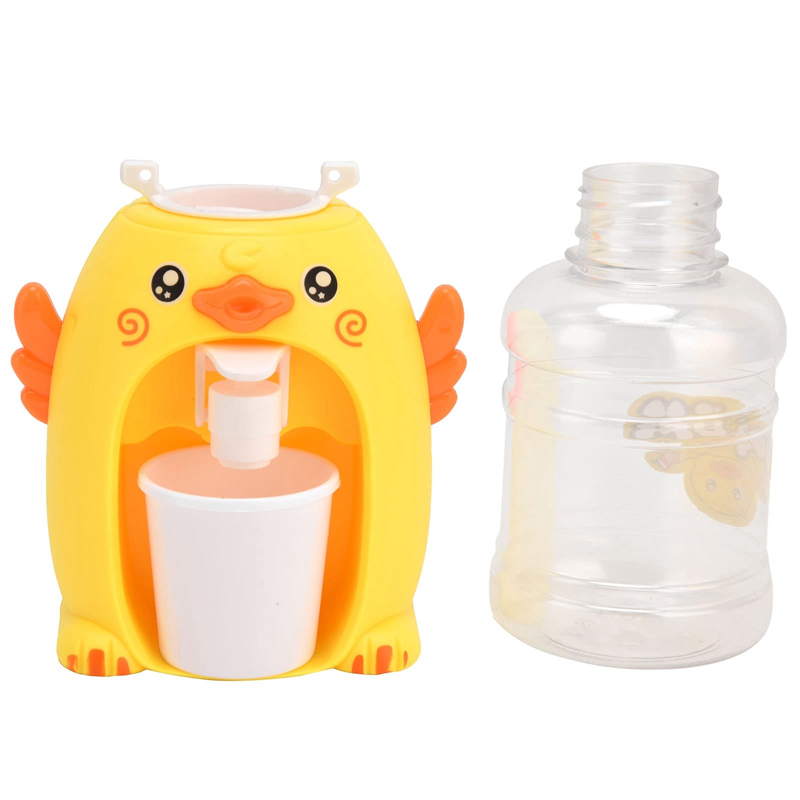 BORDSTRACT Mini Lovely Cartoon Water Dispenser - Gold, Fun Simulation Toy for Kids, Perfect for Pretend Play and Early Learning Activities