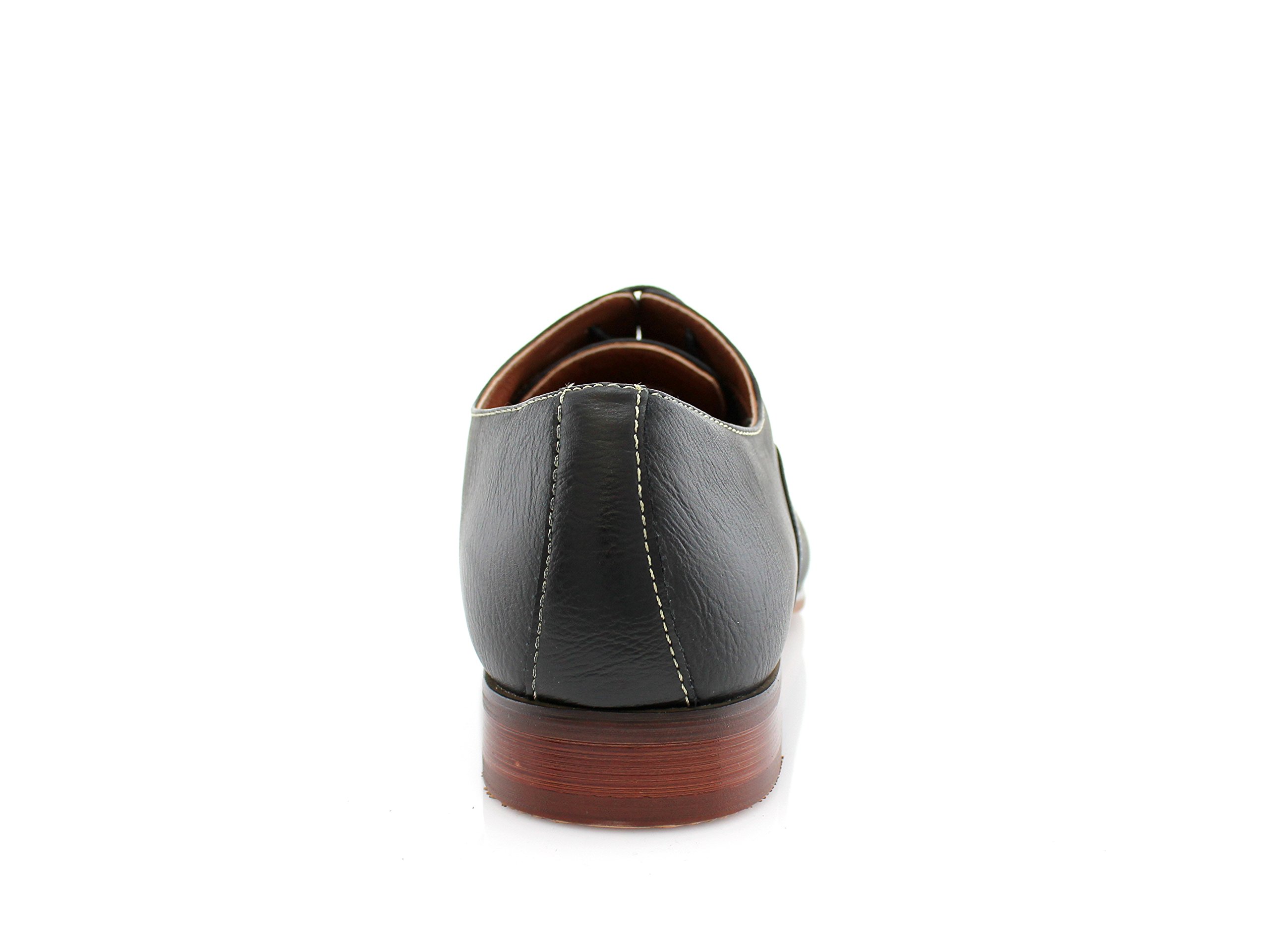 Ferro Aldo Classic Men's Oxford Dress Shoes - Formal Round Toe Leather Business Shoes for Office, Wedding & Special Occasions