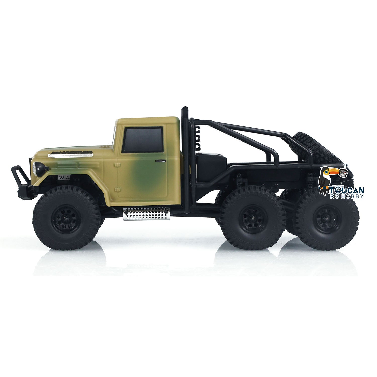 1/18 Scale Hobby Plus 6x6 RC Rock Crawler - Remote Control Electric Off-Road Vehicle with 4WD, Waterproof & All-Terrain Tires - Perfect for Outdoor Adventure, Rock Climbing Simulation, and Hobby Model Collectors (Great Gift for Kids & Adults)