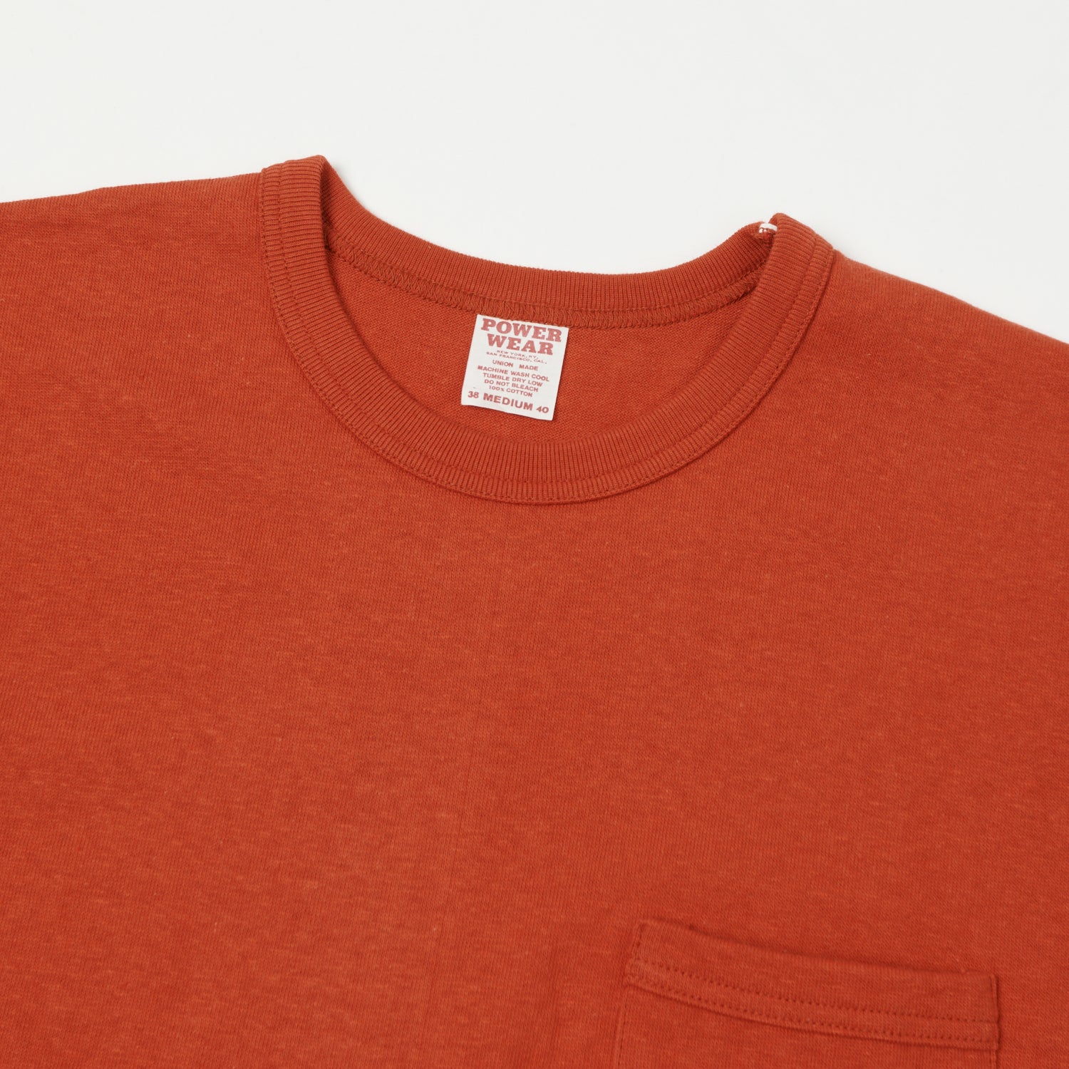 Freewheelers 2325001 Men's Short Sleeve Pocket T-Shirt - Breathable Cotton, Comfort Fit, Dry Red - Perfect for Casual Wear, Outdoor Activities & Everyday Use