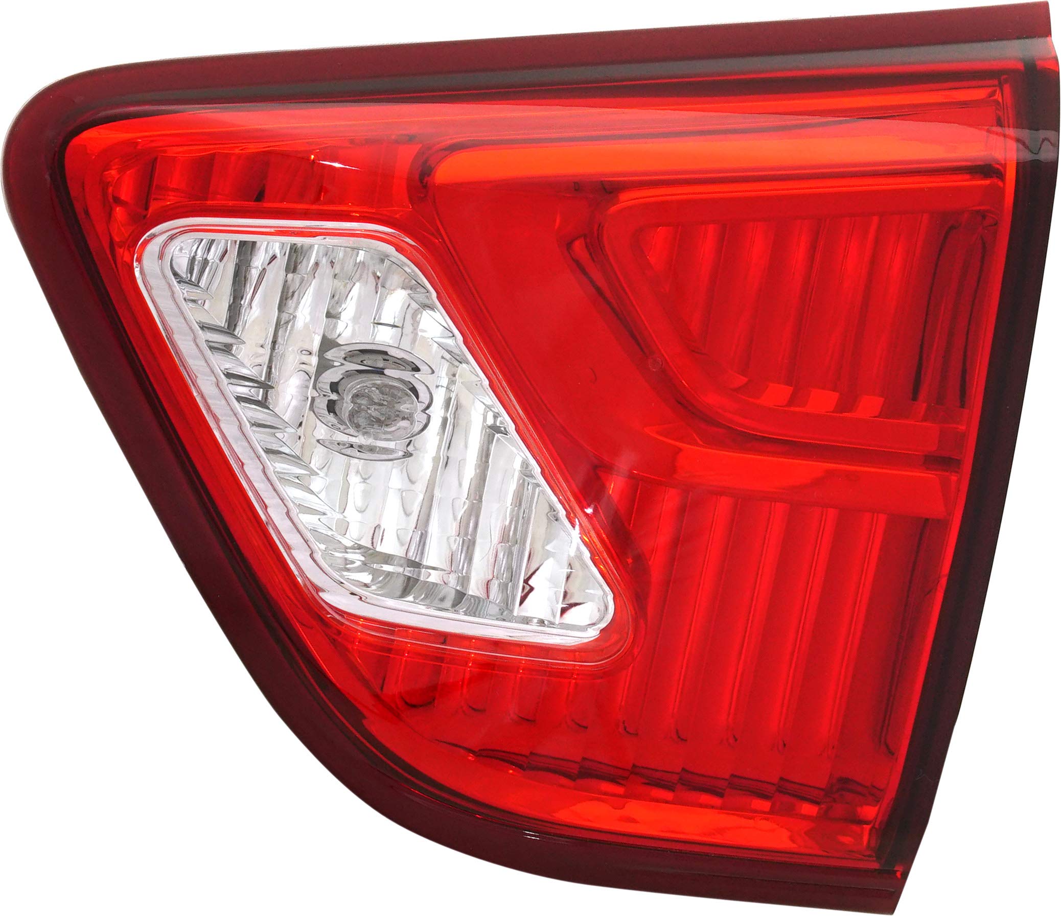 Evan Fischer Passenger Side Inner Tail Light Assembly for 2017-2019 Nissan Pathfinder - Clear & Red Lens Replacement - Perfect for Night Driving and Enhanced Vehicle Safety