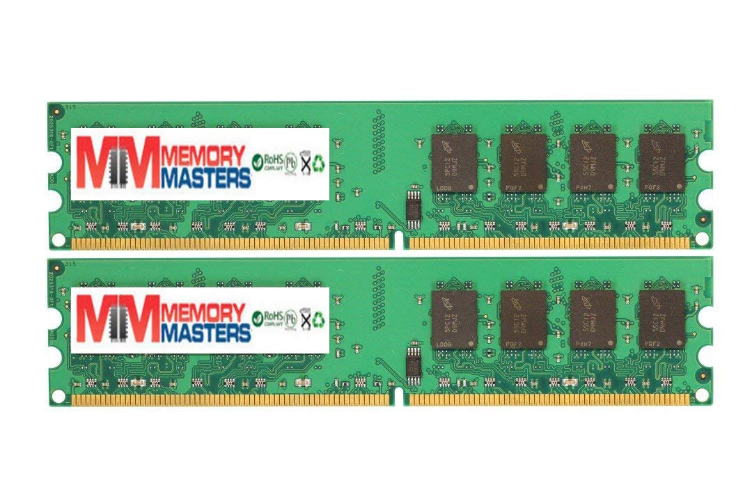 8GB (2x4GB) DDR2-800 PC2-6400 240-Pin DIMM Desktop Memory RAM - Dual Rank Non-ECC Unbuffered for PC Computer Upgrades - Compatible with Dell, HP, Lenovo & Custom Builds