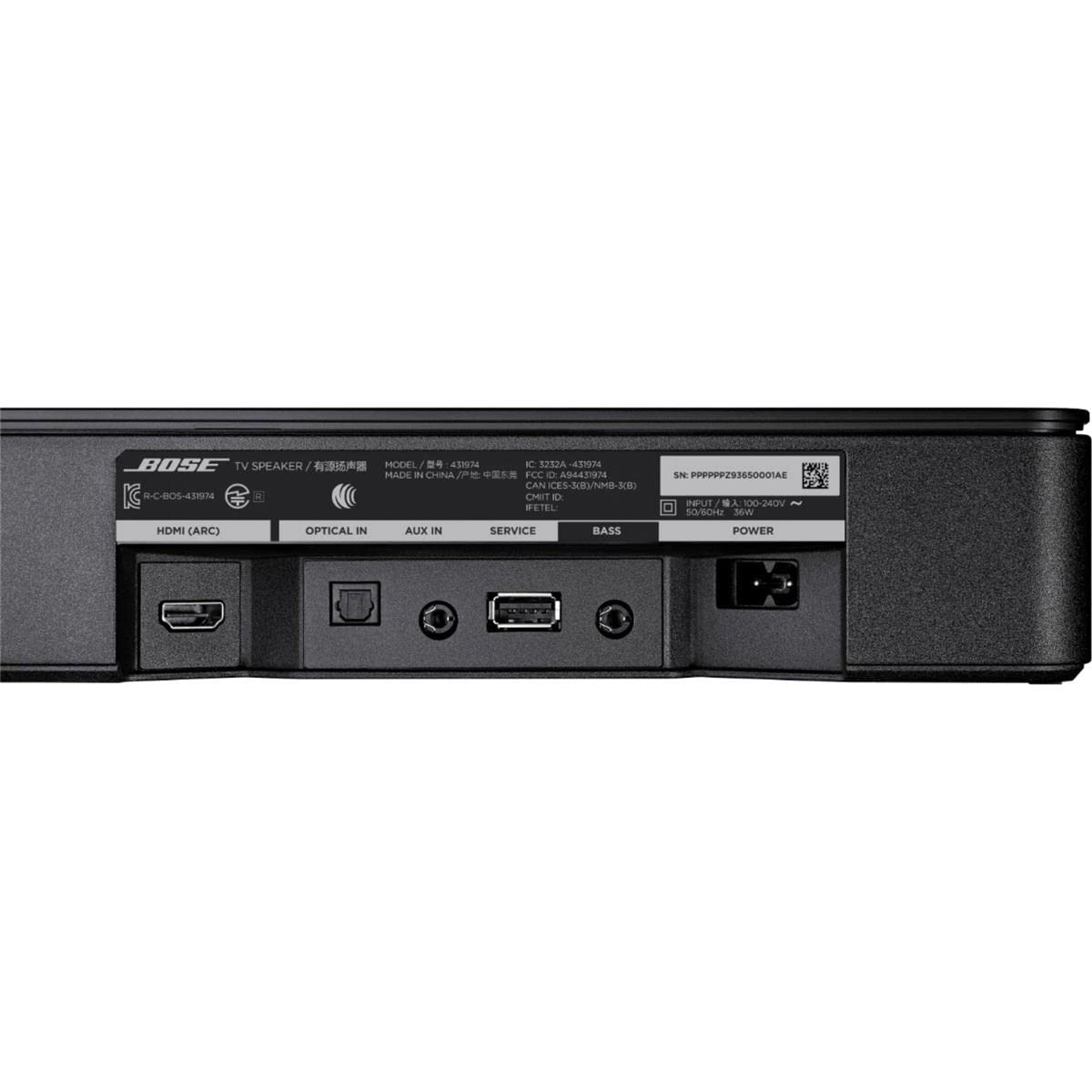 Bose TV Speaker - Premium Bluetooth Soundbar with HDMI-ARC for Crystal Clear Audio, Universal Remote Included - Perfect for Home Theater, Gaming & Movie Nights (Black)