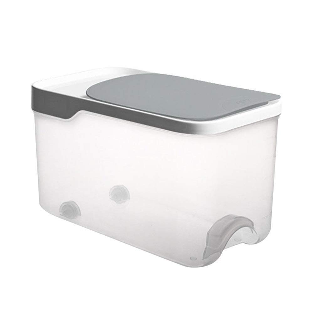 Airtight Plastic Rice Bucket - 5L/10L Food Storage Container with Seal Lid for Flour, Cereal, Sugar & Dry Goods | Kitchen Pantry Organization | Perfect for Rice, Pasta, Beans & Bulk Food Storage