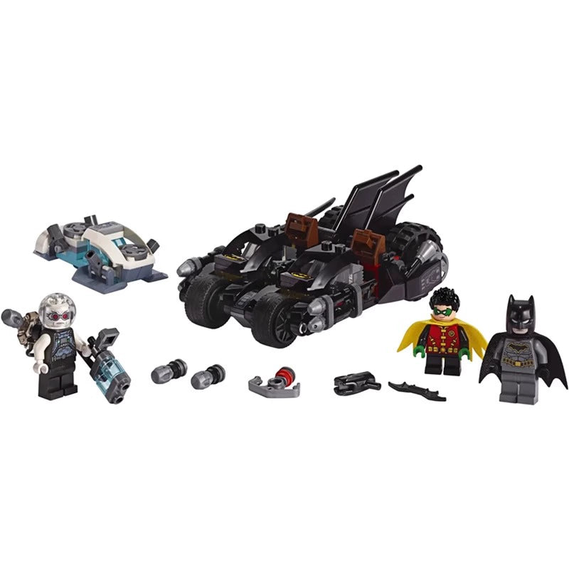 200 Pcs Mr. Freeze Batcycle Battle Action Figures - DC Comics Collectible Toy Set for Kids & Adults - Perfect for Playtime, Display & Gifting