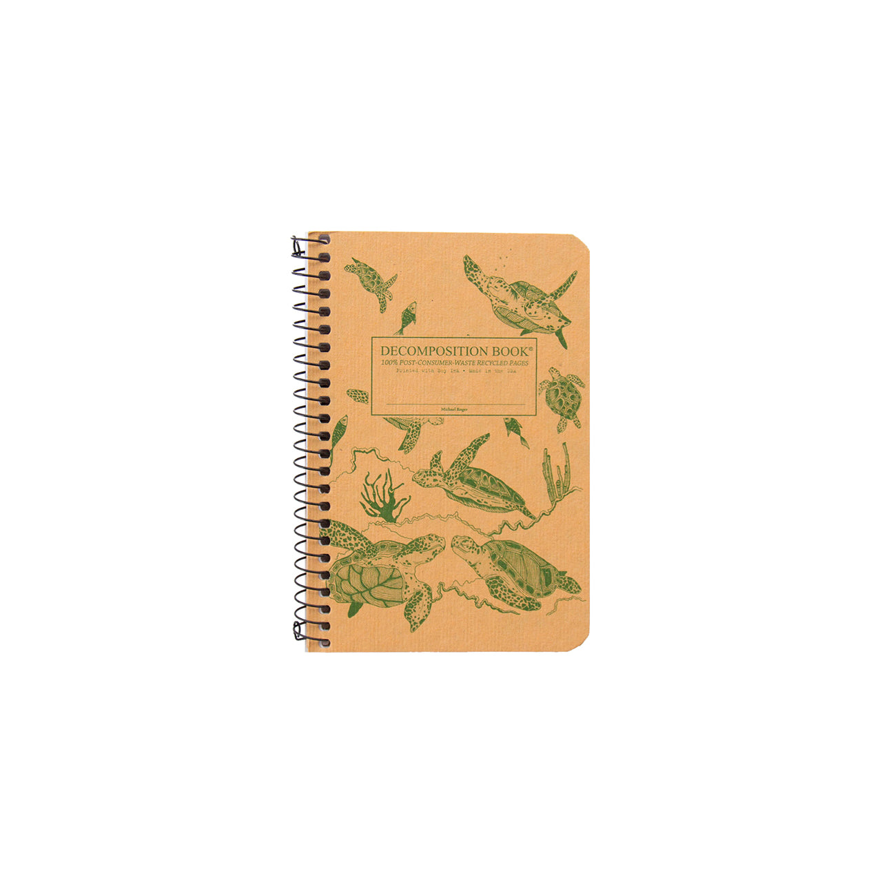 Sea Turtles Pocket Spiral Notebook - 3.5