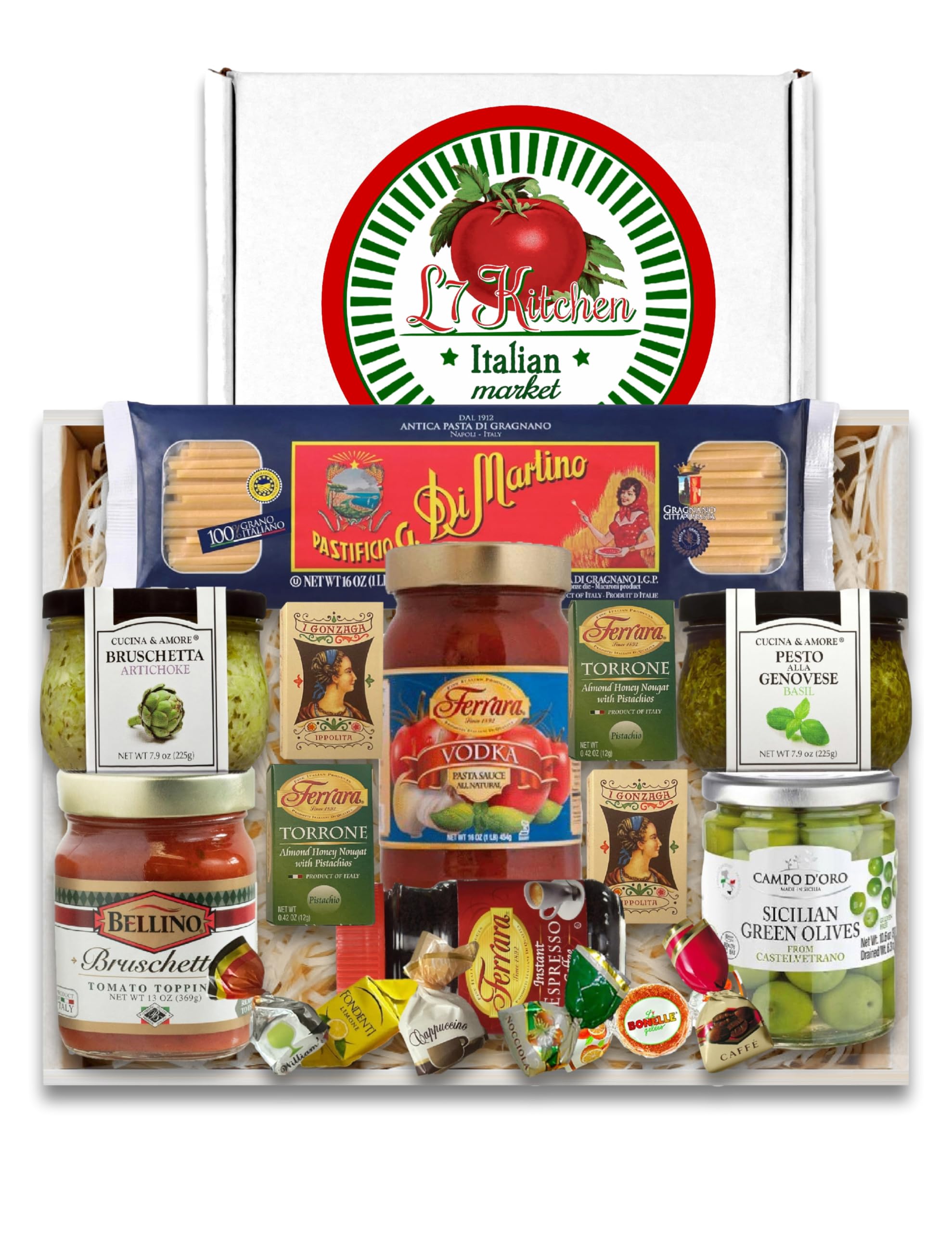 Premium Italian Gourmet Gift Basket - Authentic Imported Delicacies for Holidays, Corporate Gifts & Special Occasions