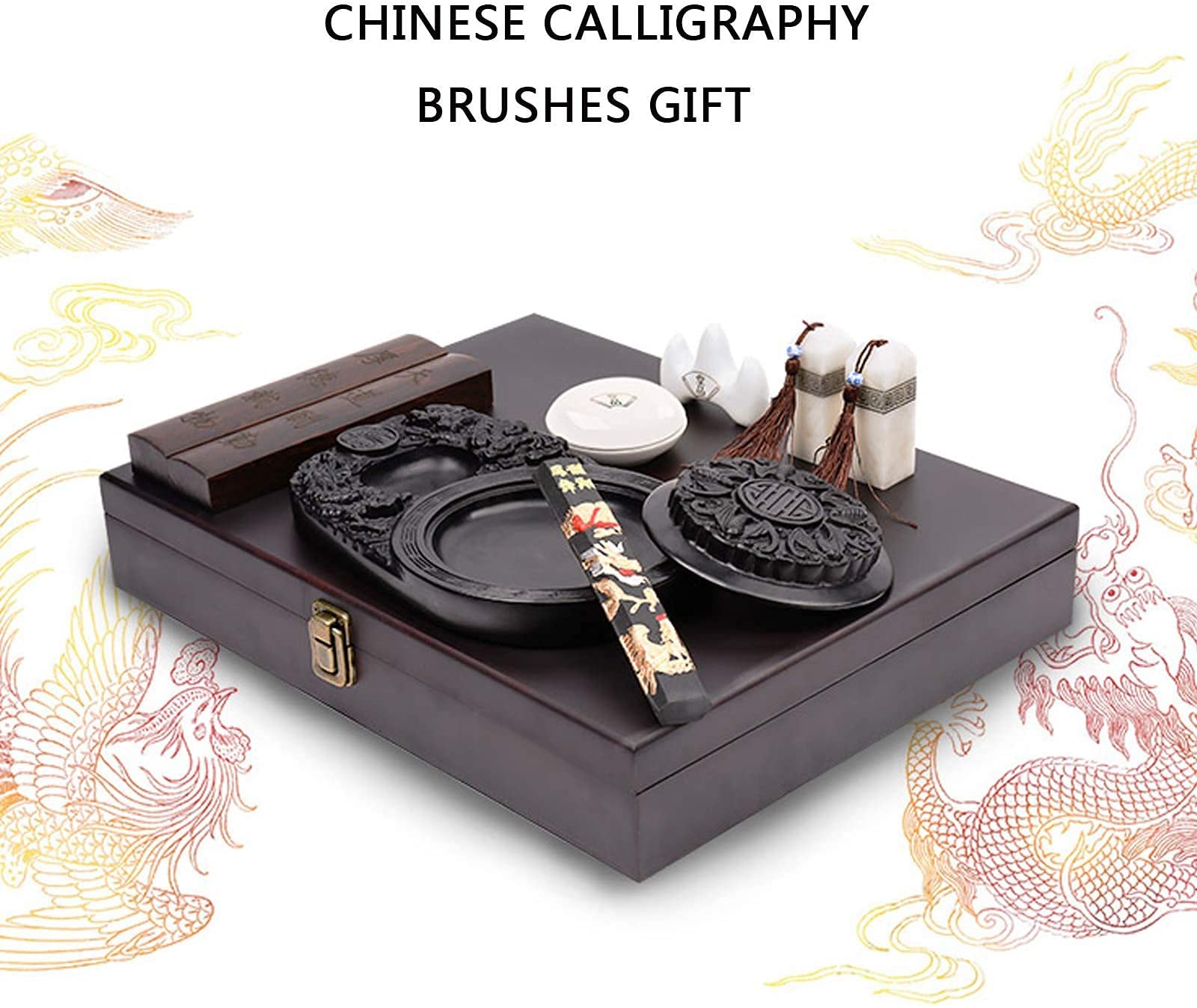Premium Chinese Calligraphy Brush Set - Sumi Ink & Watercolor Brush Pens for Kanji, Japanese Calligraphy & Art - Perfect Gift for Artists & Beginners - Ideal for Home, Studio & Classroom Use