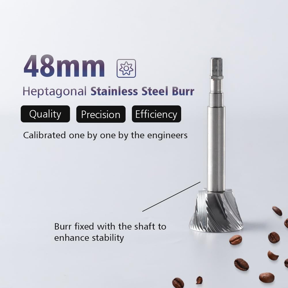 1Zpresso K-Ultra Manual Coffee Grinder - Premium Precision Burr Coffee Mill with Foldable Handle, Heptagonal Conical Burr for Consistent Grind, Quick-Release Magnetic Cup & Compact Design - Perfect for Home Brewing, Travel & Camping Coffee Enthusiasts