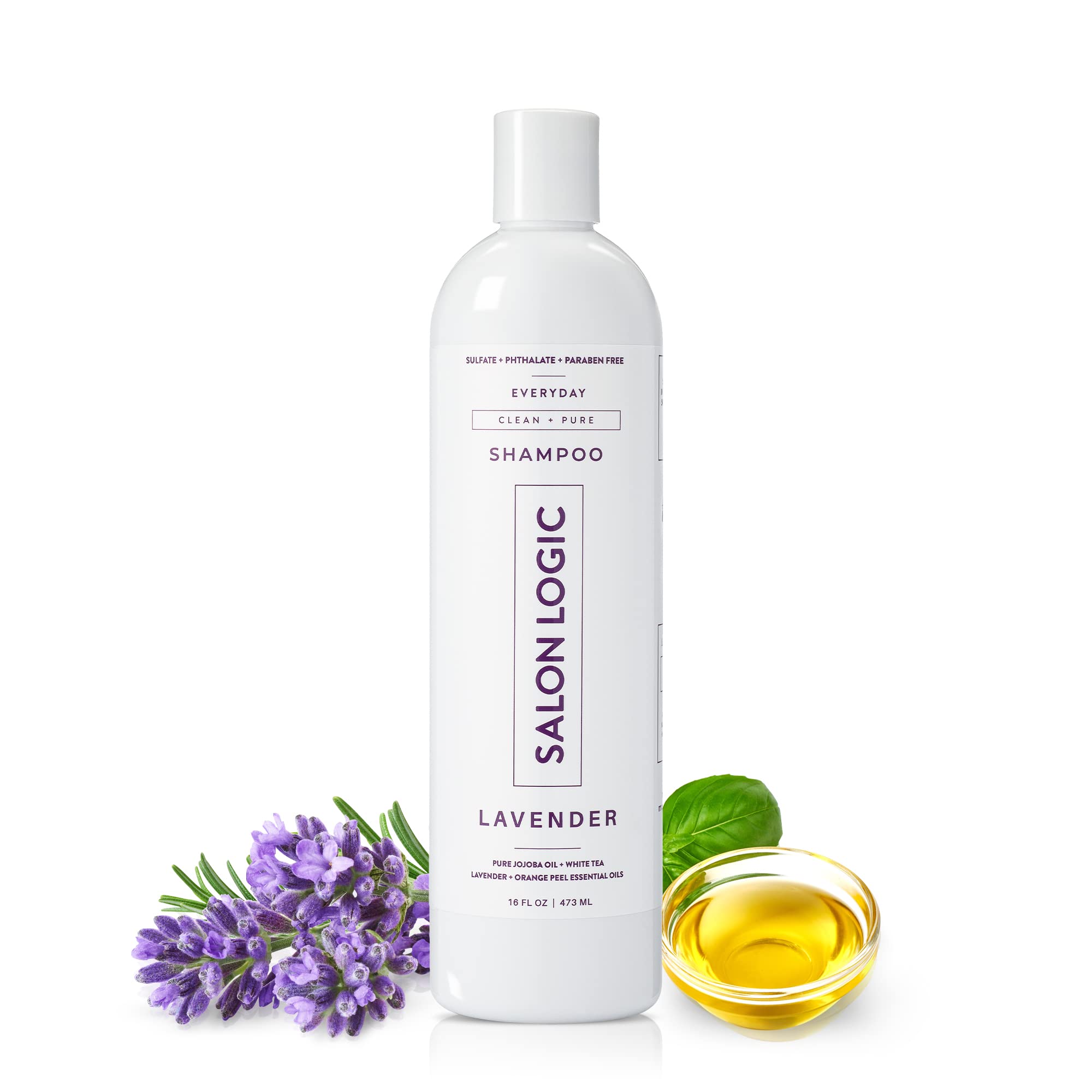 Everyday Clean & Pure Lavender Shampoo - Keratin Treatment for Hydration & Moisture | Sulfate-Free, Color-Safe Hair Care | Salon Quality Natural Scent | Perfect for Dry, Damaged & Color-Treated Hair at Home