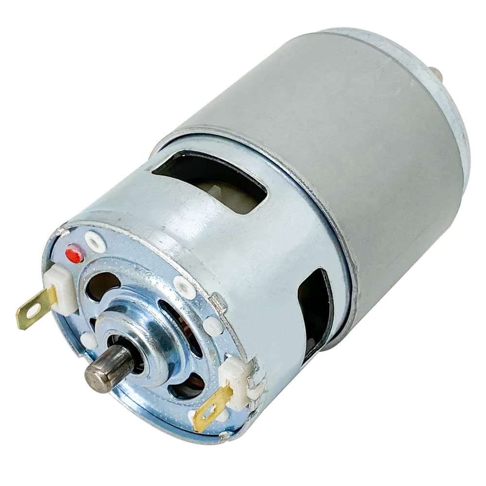 12V-24V 775 DC Motor 6000-12000 RPM High Torque Low Noise Electric Motor with Bracket - Double Ball Bearing for DIY Power Tools, Mini Angle Grinder, Table Saw, Drill - Perfect for Home Workshop & Industrial Applications
