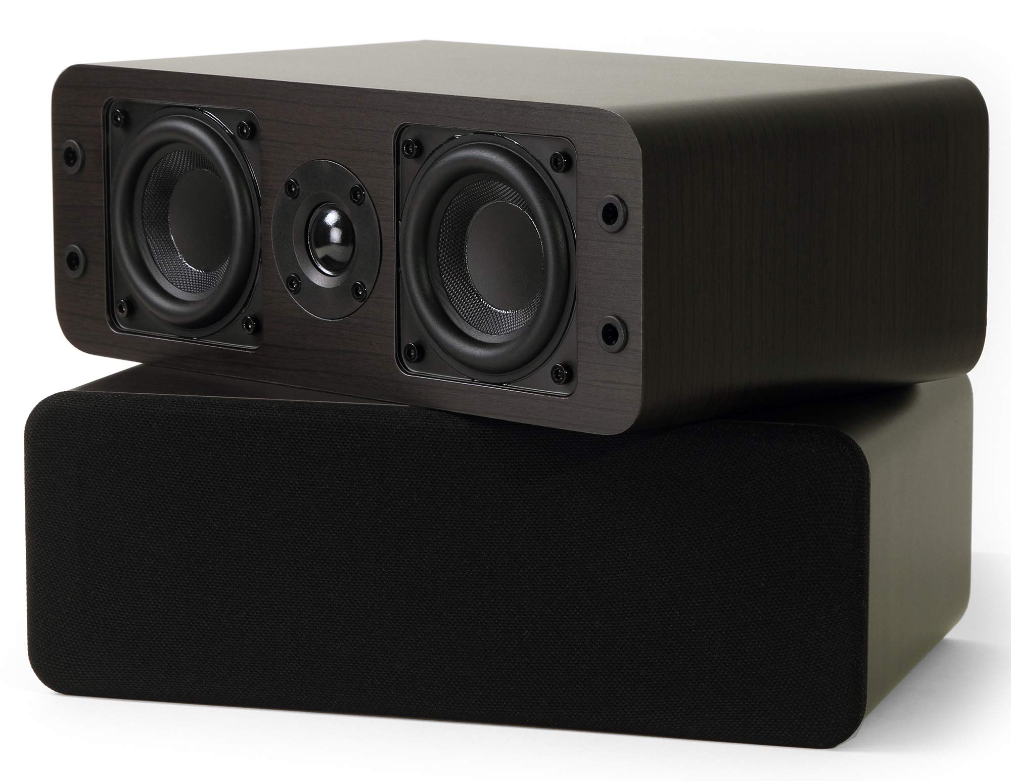 Micca OoO Passive Slim Bookshelf Speakers - 3-Inch Woofers & Silk Tweeter, Ultra-Thin 4