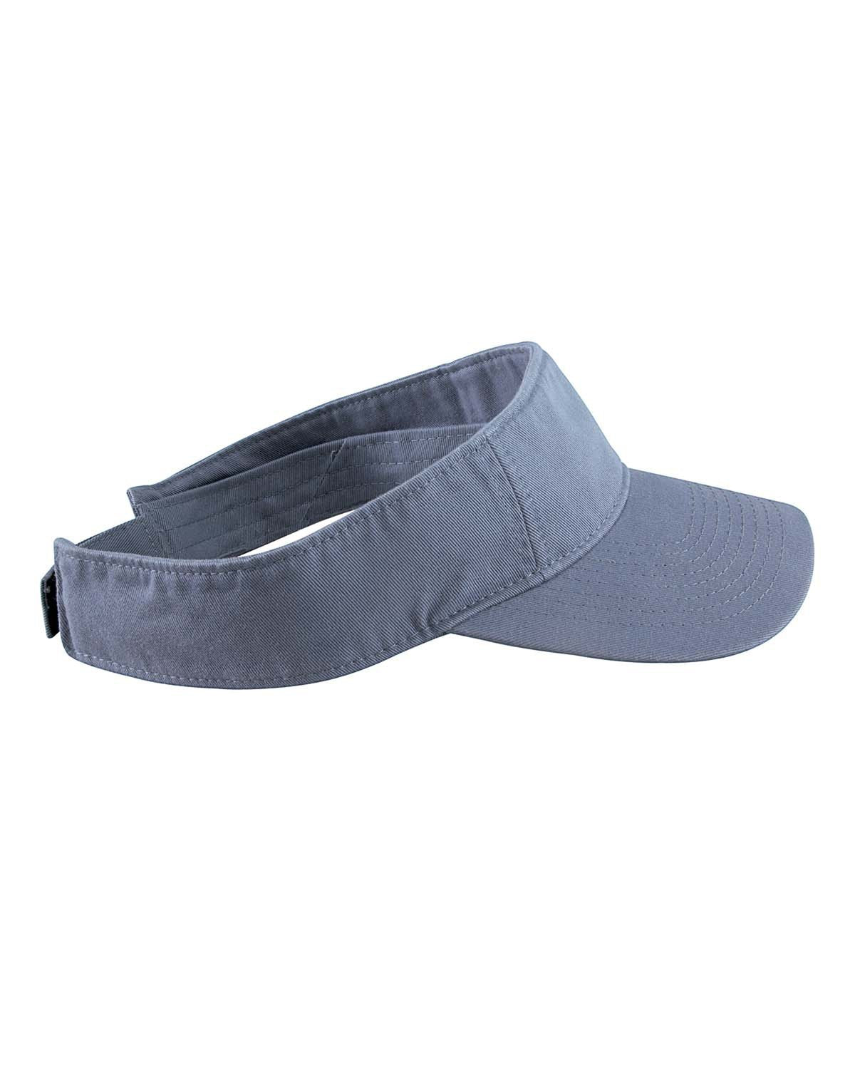Authentic Pigment 1915 Direct Dyed Twill Visor Cap - Vintage Style Unisex Sun Hat for Outdoor Sports, Golf, Fishing & Casual Wear