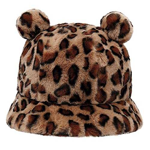Stylish Furry Bucket Hat for Women & Men - Trendy Winter Fashion Accessory - Perfect for Outdoor Activities, Music Festivals & Streetwear