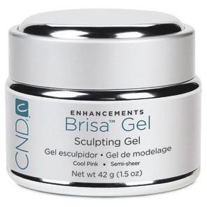 CND Brisa Sculpting Gel - Cool Pink Semi-Sheer Nail Polish (1.5 oz) | Professional UV/LED Gel for Manicures & Nail Art | Salon & Home Use