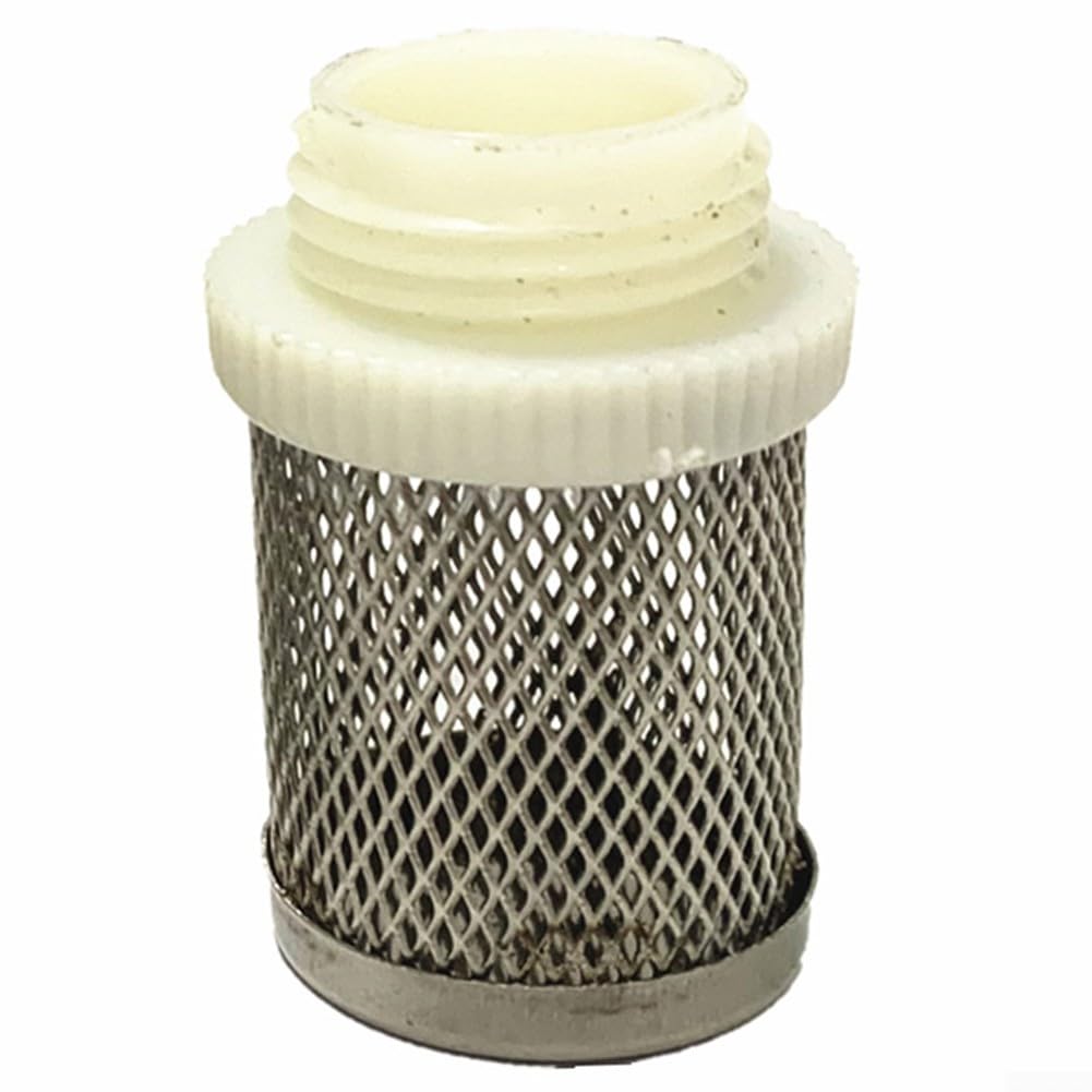 Stainless Steel Garden Hose Strainer - 3/4inch Filter for Rain Barrel & Irrigation