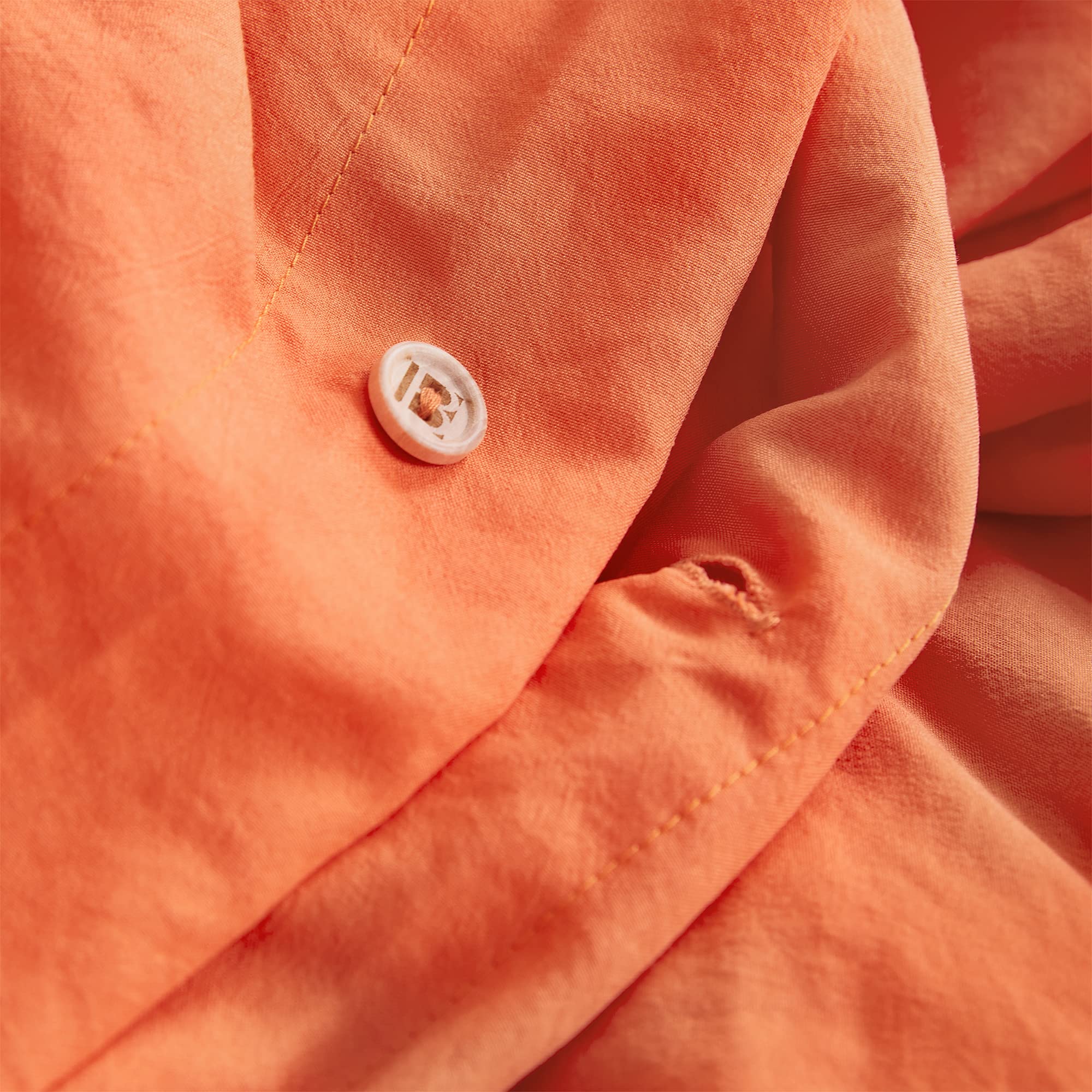 Byourbed Natural Loft® Oversized Queen Comforter Set - Soft Orange Luxury Bedding for Cozy Bedroom Decor | Perfect for Master Bedrooms & Guest Rooms