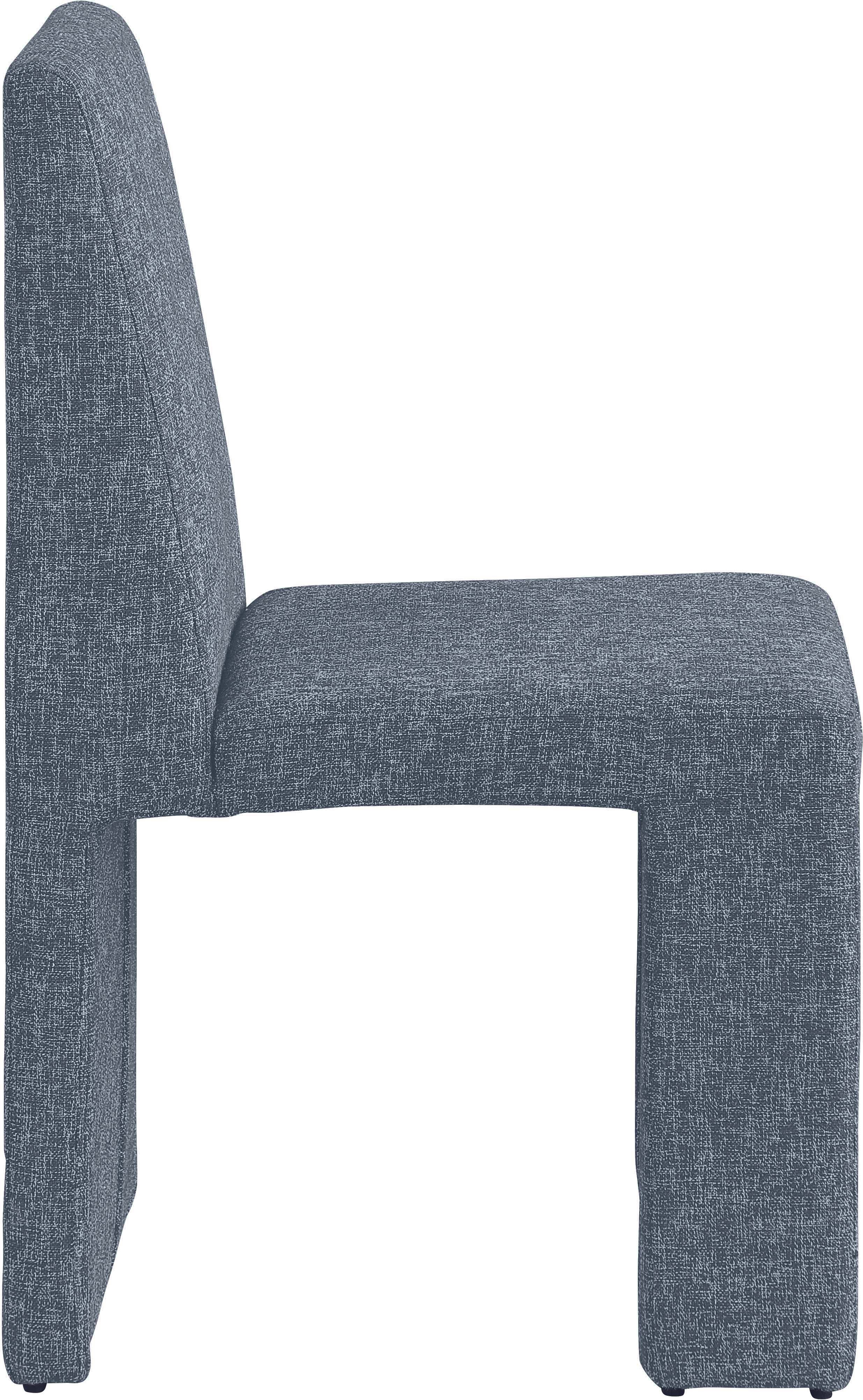 Benson Linen Textured Fabric Dining Chair - Modern Farmhouse Style Upholstered Seat for Kitchen, Dining Room & Home Decor | Comfortable & Durable